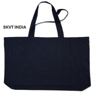 100% Organic Cotton Recyclable Tote Bag Custom Logo Printed Reusable Top-Handled Shoulder Length Handle Drawstring Outdoor Bag - Product Image 4