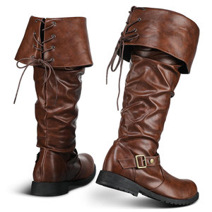 Botas Medievales Premium en Stock, Cómodas, Ligeras, Ecológicas, Personalizables, con Sensación de Cuero Suave - Product Image 1