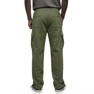 Pantalons cargo streetwear pour hommes sur mesure, coupe ample, pantalons utilitaires multi-poches, fabrication de vêtements en gros OEM ODM - Product Image 5