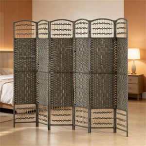 Paravento Pieghevole Portatile a 6 Pannelli per Camera da Letto, Divisorio per la Privacy - Product Image 1