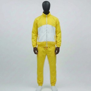 Wholesale Mens Bright Color Windbreaker Tracksuit Lightweight <b>Jogger</b> Set Casual Sports Suit Full Zip Jacket Custom OEM - Product Image 1