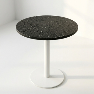 Mesa de Comedor de Plástico Reciclado, Diseño Moderno, Impermeable, Duradera, Ecológica, Apilable, Fácil de Montar, Fácil de Limpiar, para Exteriores - Product Image 1
