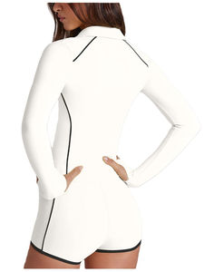 Conjunto Deportivo de Dos Piezas Personalizado 2026 para Mujer, de Lona Sólida, Ecológico, Transpirable, de Secado Rápido, para Primavera/Verano, de Alta Calidad - Product Image 6