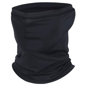 Black Breathable Unisex Sports Bandana Neck Gaiter Outdoor Polyester Digital Printing Tube Scarf - Product Image 1