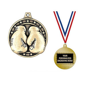 Customized Logo Best Selling Boxing Medals Light Weight Boxing Medals Hot Sale Medals For Boxing - Product Image 1