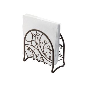 Modern Stainless Steel Cut Pattern Napkin <b>Holder</b> Decorative <b>Tissue</b> Organizer Tabletop <b>Kitchen</b> Dining Display Stand - Product Image 6