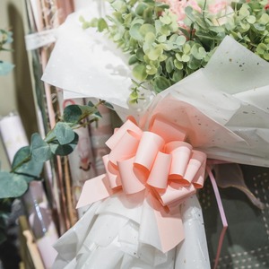 Wholesale Double Faced Polyester White Satin Curlie <b>Bow</b> <b>Gift</b> Ribbon Solid Color Wedding Decoration Woven Beautiful Style - Product Image 4