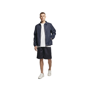 เสื้อโค้ทผ้าไนลอนสำหรับผู้ชายเสื้อแจ็คเก็ตกันลมผ้าแคนวาสพิมพ์โลโก้ได้ตามต้องการ - Product Image 1