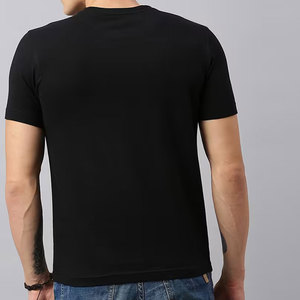 Camiseta de Lona para Hombre, Cuello Redondo, Cómoda, Estilo Personalizado, Casual, Lisa, Transpirable y Ecológica, Fabricada en Pakistán - Product Image 4