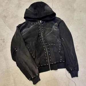 Sweat-shirts à capuche personnalisés, nouvelle conception, hiver, couleur unie, effet délavé, polyester/coton, avec poches, fabrication en gros pour hommes - Product Image 3