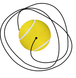 Pelota de tenis de fieltro amarillo portátil para práctica y entretenimiento - Product Image 4