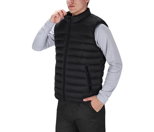 เสื้อกั๊กพัฟเฟอร์ผู้ชายคุณภาพสูงสำหรับฤดูหนาว ออกแบบโลโก้แบรนด์ได้ตามต้องการ น้ำหนักเบา ไร้แขน กันน้ำ ทำจากไนลอน มีหลายแบบให้เลือก - Product Image 3