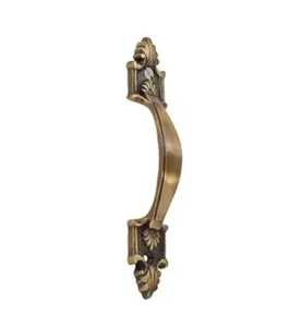 <b>Brushed</b> Gold Circular Door Handle Modern Satin Brass Interior Door Lever Zinc Alloy <b>Round</b> Backplate Luxury Home Hardware - Product Image 5