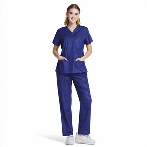 Conjunto de Uniformes Médicos para Mujer / Uniforme de Enfermería con Cuello en V - Uniforme de Entrenamiento para Hospitales - Product Image 4