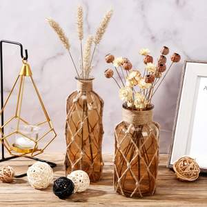 Florero de Yute de Diseño Personalizado – Porta Flores Decorativo Hecho a Mano con Fibra Natural para Decoración del Hogar y Tiendas - Product Image 4