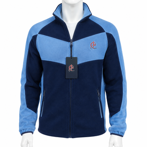 Veste polaire chaude en tissu polaire douillet, construction isolante, manches longues, coupe confortable, vêtement d'extérieur décontracté, OEM - Product Image 1