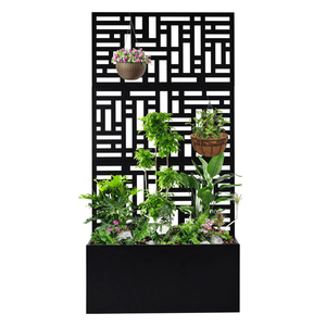 Fioriera da Giardino in Metallo con Traliccio, Altezza 70 Pollici, Modello 96402386, Categoria Prodotto 14765806 Cli Garden Box - Product Image 4