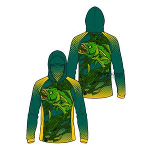 Camisas de Pesca con Capucha, Impermeables, Anti-UV 50+, de Secado Rápido, Proveedor Mayorista, Camisa de Pesca con Capucha de Poliéster para Guías de Pesca - Product Image 6