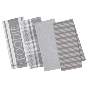 ชุดผ้าเช็ดจานผ้าฝ้ายทอธรรมดาแบบอัดแน่นเป็นมิตรกับสิ่งแวดล้อม ใช้ซ้ำได้ ผ้าทำความสะอาดครัว ขายส่งสำหรับใช้ในบ้าน ผู้ผลิต OEM - Product Image 3