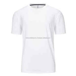 T-shirt en coton peigné à anneaux Hanes, design personnalisé, faible MOQ, tissu respirant, spandex, pour la salle de sport - Product Image 4