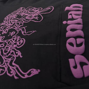 Sweat à capuche en coton polaire unisexe Impression bouffante Sweat à capuche élégant pour les hivers Sweat à capuche thermique en coton très demandé pour hommes - Product Image 5