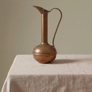 Vintage Copper Pitcher Solid Finish Metal <b>Jug</b> 10–12.9 In Height Durable Design For <b>Drinks</b> Presents - Product Image 1