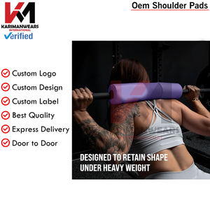 Almohadilla de espuma resistente para pesas, para cuello y hombros, para sentadillas, empujes de cadera, gimnasio, fitness, levantamiento de pesas, entrenamiento - Product Image 3