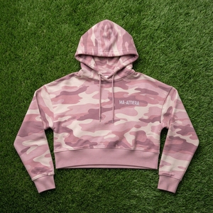 Womens Pink Camo <b>Crop</b> Hoodie Winter Clothes For Women Custom Hoodies <b>Zip</b> <b>Up</b> Hoodie Womens Hoodie Hoodies Women - Product Image 6