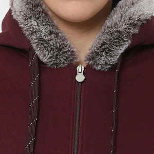 Conjuntos Deportivos Casuales de Felpa de Algodón de Alta Calidad Personalizados para Mujer, Sudadera Ligera con Hombros Caídos y Bordado, Pantalones Oversize - Product Image 3