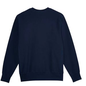 เสื้อสเวตเชิ้ตคอกลมคลาสสิกสำหรับผู้ชาย สีดำ ผ้าฝ้ายพรีเมียม แขนยาว สวมใส่สบาย เหมาะสำหรับทุกวัน สไตล์สตรีทแวร์ - Product Image 2
