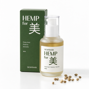 SEOHWABI Hanfsamenöl Multi-Peptid Anti-Aging Anti-Falten Aufhellendes Feuchtigkeitsserum für das Gesicht 40ml - Product Image 1