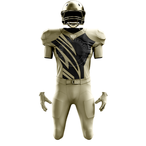 Uniforme de football américain performant en tissu polyester respirant, léger et confortable, conçu pour les équipes et les joueurs sportifs - Product Image 1