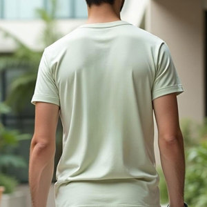 Camiseta elegante para hombre con material transpirable, camiseta para hombre para la moda diaria y un estilo relajado. - Product Image 6