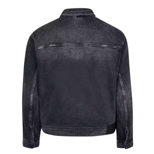 Customized Men's XL High Street Style Denim <b>Jacket</b> 100% Cotton Great <b>Slim</b> <b>Fit</b> Design for Winter Casual Wear - Product Image 2