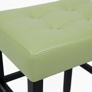 Tabouret de bar moderne en cuir PU sans dossier, tabouret de comptoir rembourré pour cuisine - Product Image 5