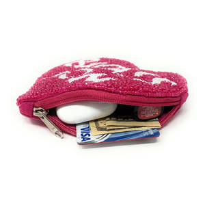 Pochette tendance multicolore perlée, faite main, brodée cœur, porte-monnaie amusant, pochette personnalisée unisexe pour soirée, taille sur mesure, vente en gros - Product Image 3