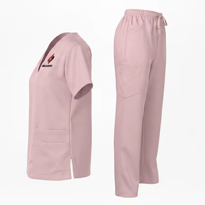 Medical <b>Scrub</b> <b>Set</b> Hospital Uniform Workwear Breathable Lightweight Cotton Blend <b>Scrubs</b> <b>Set</b> Men Women Wholesale - Product Image 6