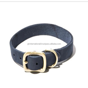 Collar de cuero para perro, color blanco - Product Image 2