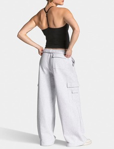 2026 Customized Wholesale Breathable Women Elastic Waist Jogger Pants Fleece Cotton Sweatpants Hot Sale Custom Logo OEM - Product Image 3