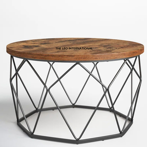 <b>Set</b> of 2 <b>Nesting</b> <b>Coffee</b> <b>Table</b> for Living Room Adorable Classy Design New Pattern of <b>Table</b> Handicraft Item With Marble Top - Product Image 5