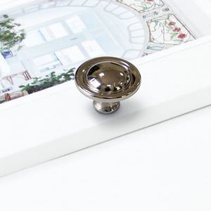 ลูกบิดตู้โลหะผสมสังกะสีงานหนัก ผิวขัดเงา เป็นมิตรกับสิ่งแวดล้อม ทันสมัย เรียบง่าย มือจับเฟอร์นิเจอร์สำหรับห้องนอน ห้องนั่งเล่น - Product Image 4