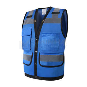 Chaleco de Seguridad Reflectante de Alta Visibilidad con Logotipo Impermeable ANSI Clase 2 de QUICK WAY INDUSTRIES para Hombre, Construcción - Product Image 2