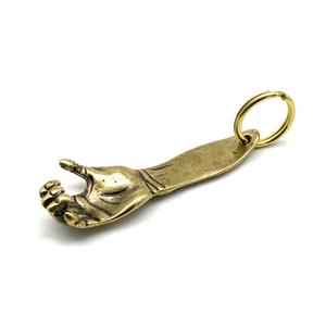 Abridor de Botellas de Latón con Forma de Mano, Estilo Vintage, Herramienta Manual para Abrir Botellas de Cerveza, Diseño Decorativo para Bar - Product Image 6