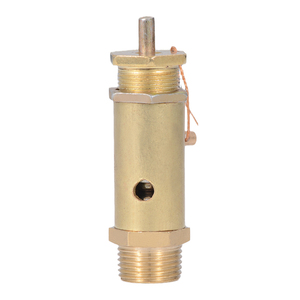 Válvula de seguridad de caldera de generador de vapor A21W-16T de 4 y 2 puntos con tapa roja, válvula de alivio de presión con resorte para compresores de aire - Product Image 1
