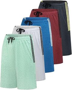 Shorts de plage et de sport pour hommes personnalisés de haute qualité, taille mi-haute, décontractés, en tissu tissé, avec cordon de serrage et motif imprimé - Product Image 3