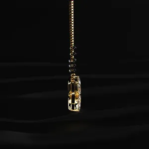 Pendentif Mangalsutra en Or avec 4 Diamants CVD de laboratoire taille Marquise, Couleur D-E, Certifié IGI, Clarté VVS-VS, pour Fiançailles, Mariage et Fêtes - Product Image 5