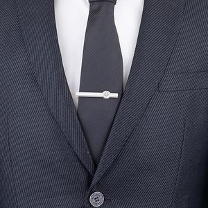 Metal Tie <b>Clip</b> With Unique <b>Clip</b> Assembly And High Strength <b>Spring</b> Durable Design For Men Crystal - Product Image 5
