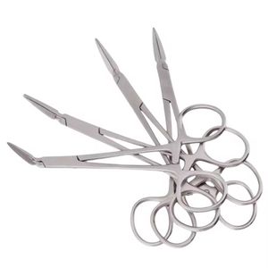 Ensemble de ciseaux chirurgicaux dentaires en acier inoxydable, ciseaux opératoires courbes et droits, kit d'instruments chirurgicaux médicaux - Product Image 3