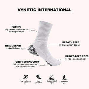 Calcetines Antideslizantes de Silicona Personalizados con Logotipo, MOQ Bajo, Calcetines de Fútbol Personalizados para Adultos, Calcetines con Agarre Personalizados en Oferta - Product Image 5