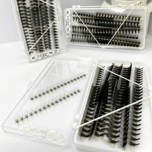 Extensiones de Pestañas Premium al por Mayor, Mixtas de Longitudes 3D-20D, Pestañas de Volumen en Tira, Ultra Rápidas, Negro Mate, Hechas a Mano, Curvatura CC/DD/M/L - Product Image 2